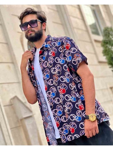 پیراهن هاوایی تمام نخ کد 1190